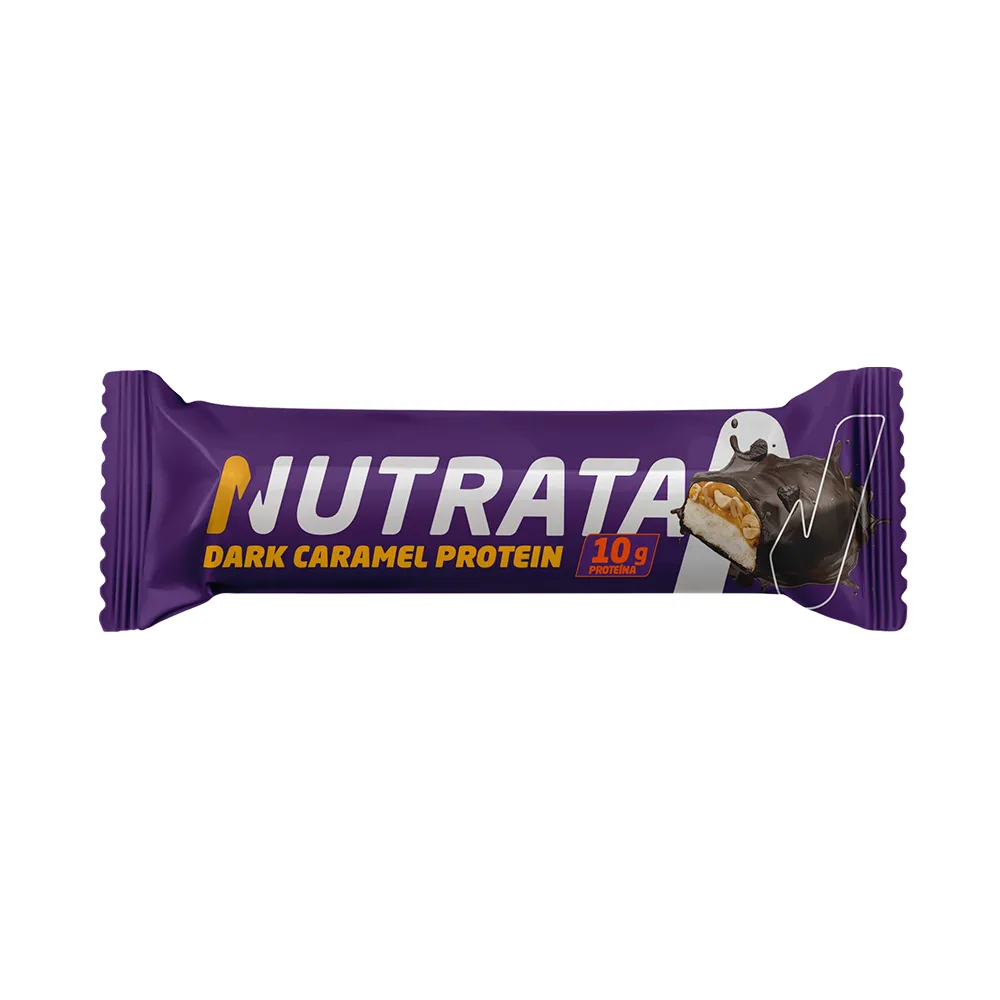 Barra Dark Caramel Protein Nutrata 45 g