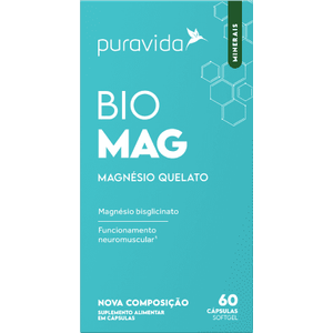 Bio Magnésio Puravida 60 Cápsulas