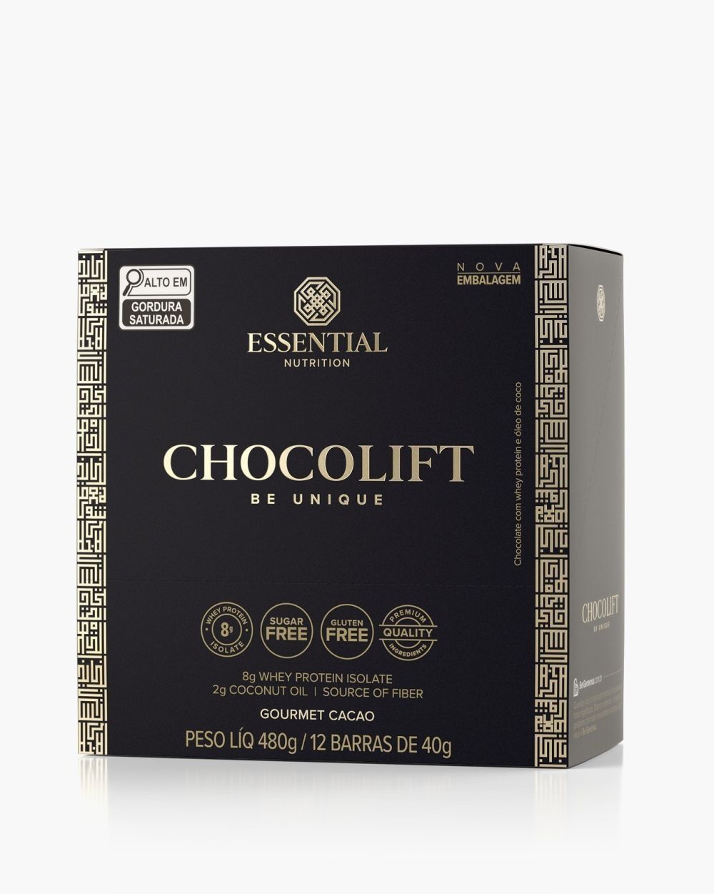 Chocolift Be Unique Essential Nutrition - 12 Barras de 40g