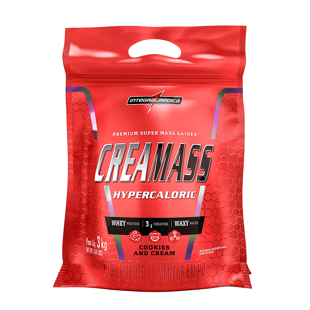 Creamass Cookies and Cream Integralmedica 3kg Refil