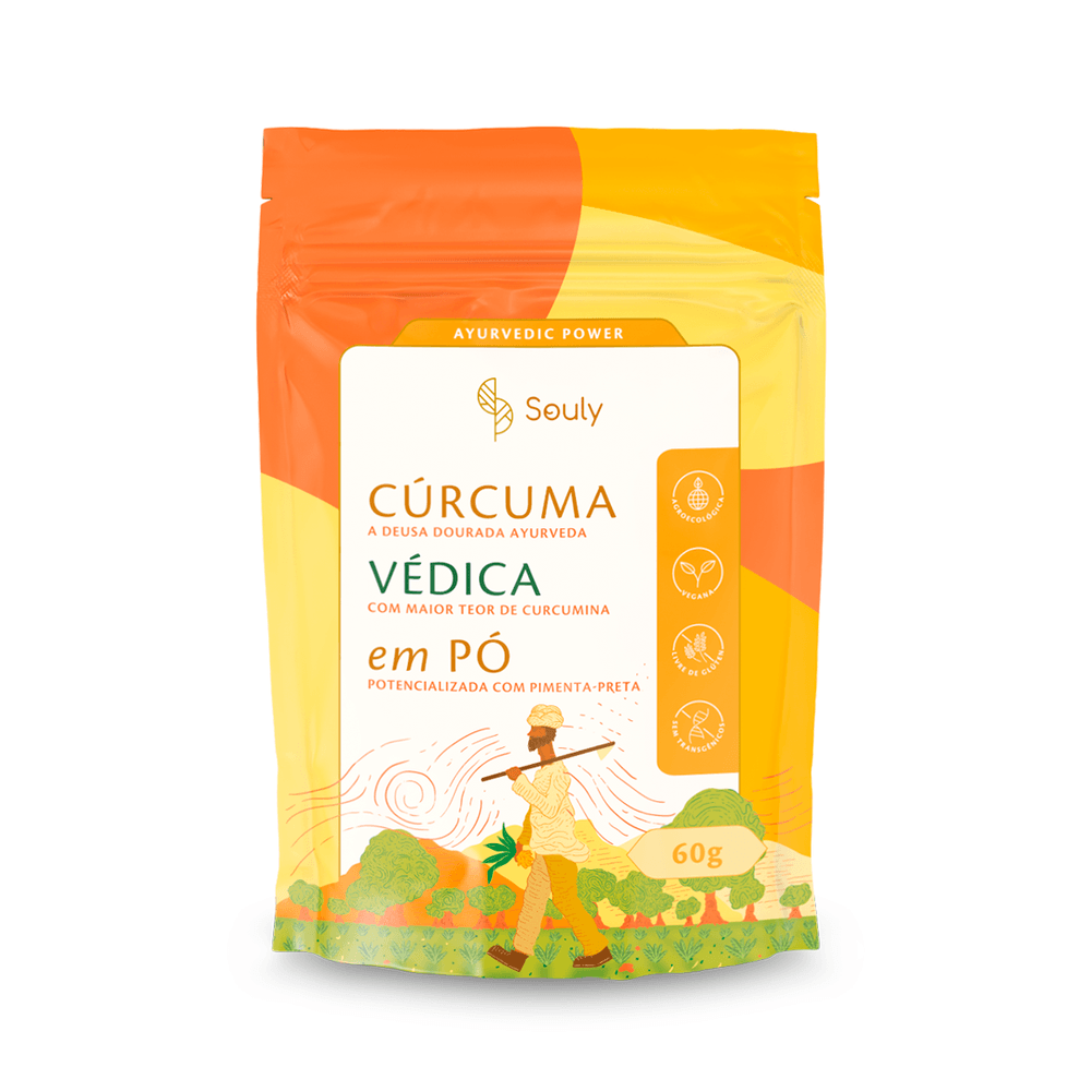 Cúrcuma Védica em Pó Souly 60G