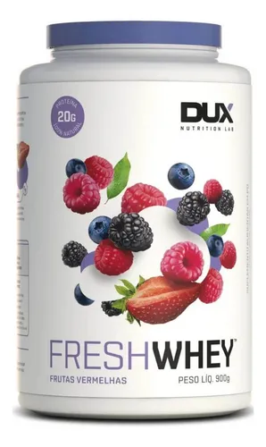 Fresh Whey Protein Sabor Frutas Vermelhas DUX Human Health 900g