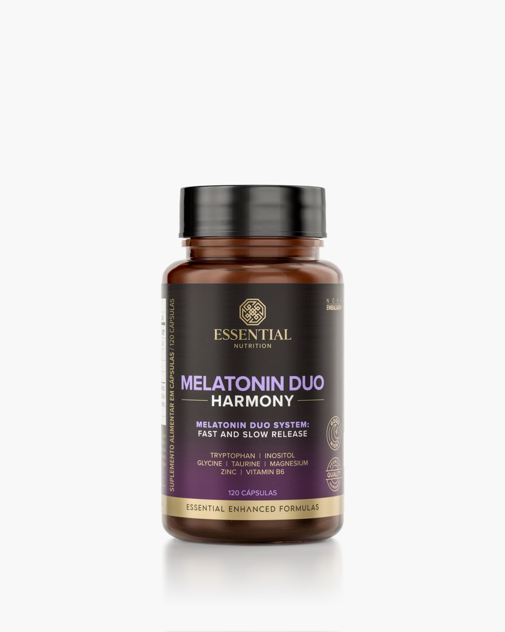 Melatonin Duo Harmony Essential Nutrition 120 Cápsulas