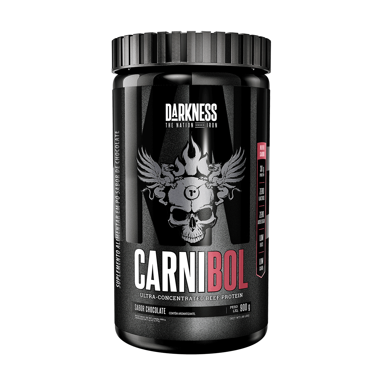 Proteína de Carne Carnibol Chocolate Darkness 900g