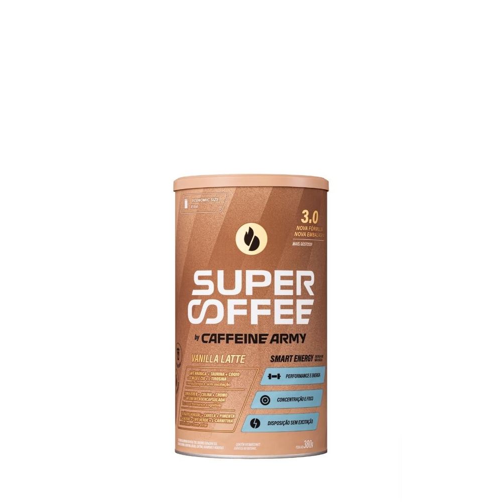 SuperCoffee 3.0 Vanilla Latte Caffeine Army 380g