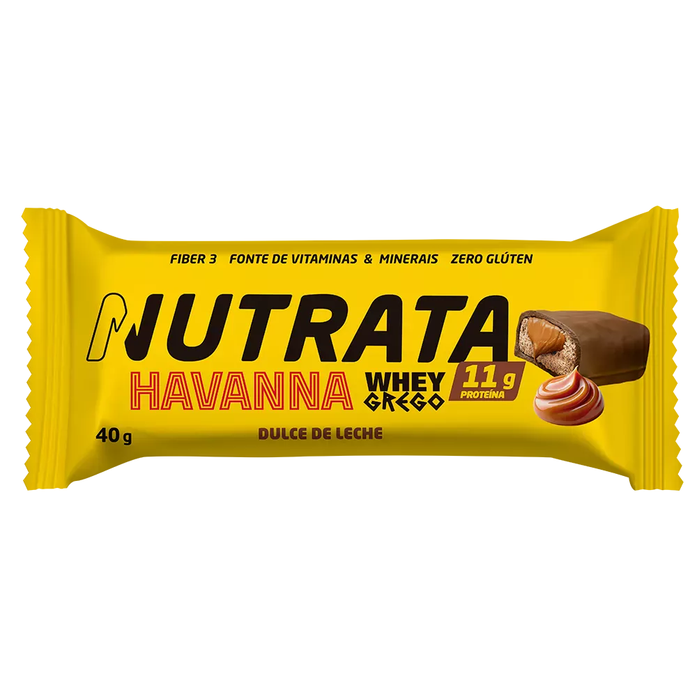 Whey Grego Bar Doce de Leite Havanna Nutrata 40 g