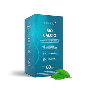 Bio Cálcio Puravida 60 Cápsulas