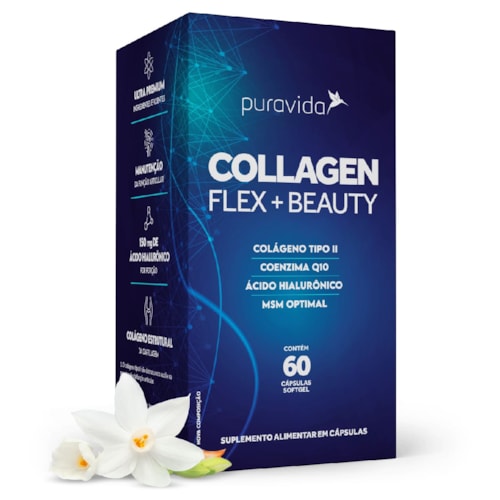 Collagen Flex Beauty Puravida 60 Cápsulas