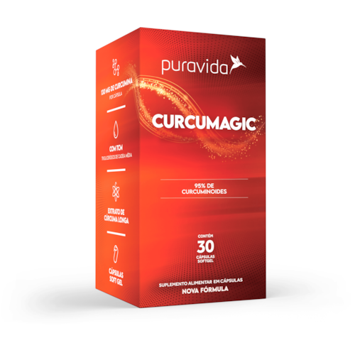Curcumagic em Cápsulas Puravida 30 Cápsulas