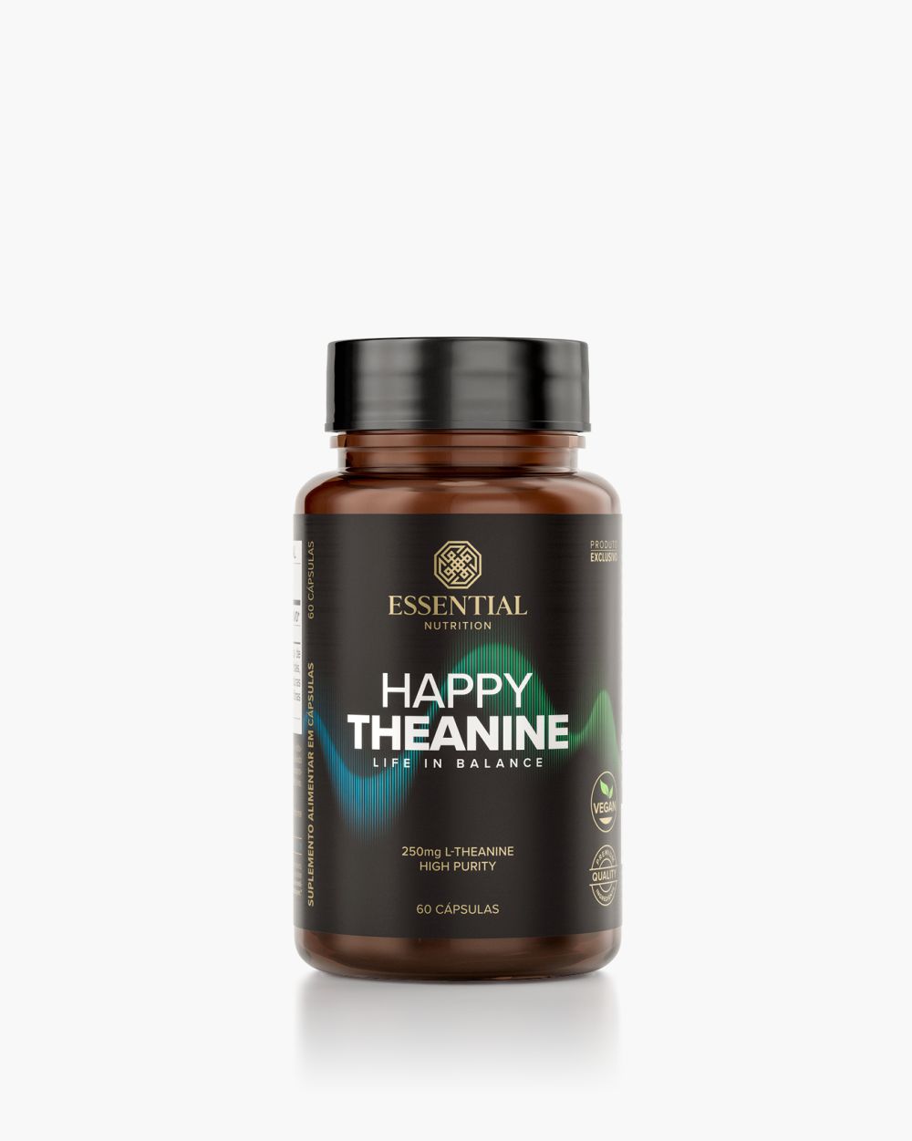 Happy Theanine Essential Nutrition 60 Cápsulas