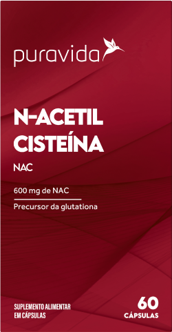 NAC (N-acetil Cisteína) Puravida 60 Cápsulas