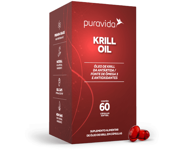 Óleo de Krill Puravida 60 Cápsulas