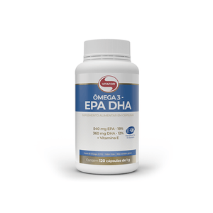 Ômega 3 EPA e DHA Vitafor 120 Cápsulas 1g