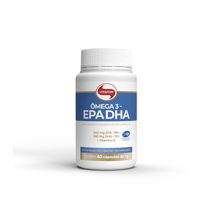 Ômega 3 EPA e DHA Vitafor 60 Cápsulas 1g