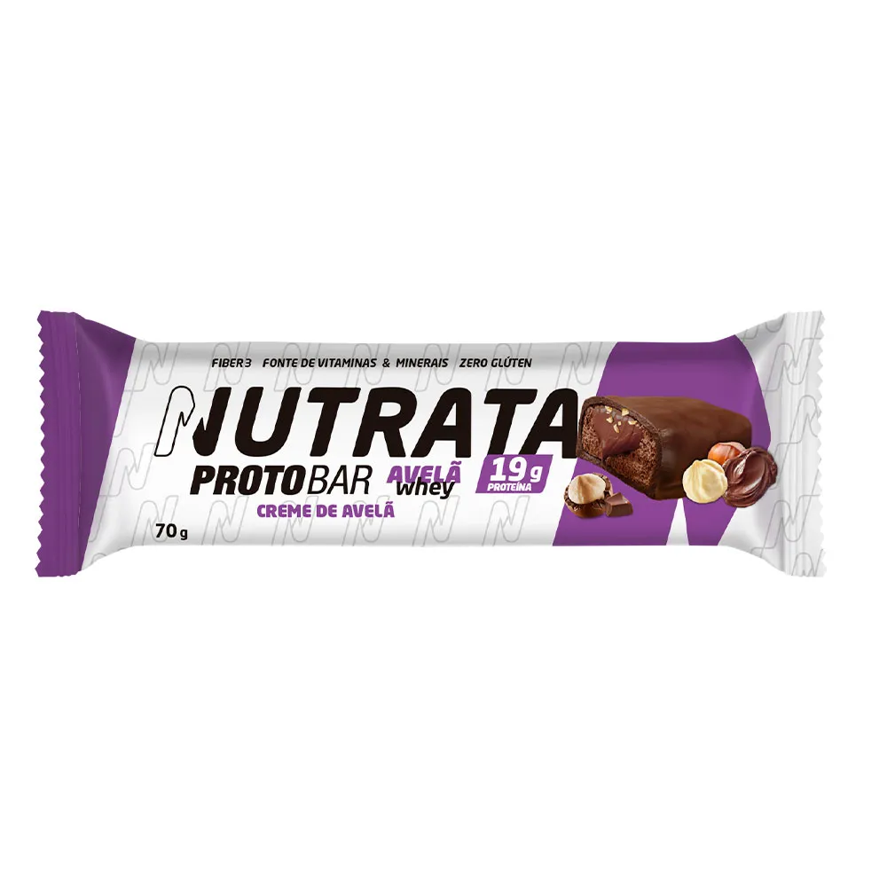 Protobar Avelã Whey Creme de Avelã Nutrata 70 g