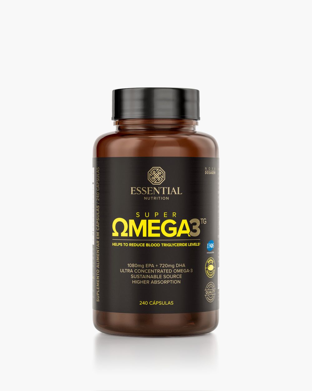 Super Ômega 3 TG Essential Nutrition 240 Cápsulas