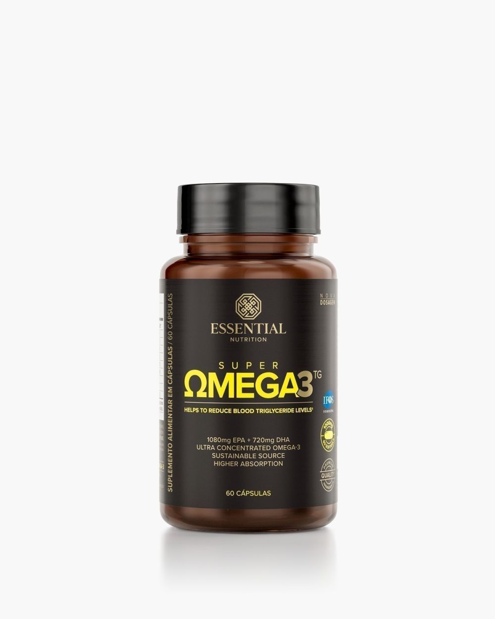 Super Ômega 3 TG Essential Nutrition 60 Cápsulas