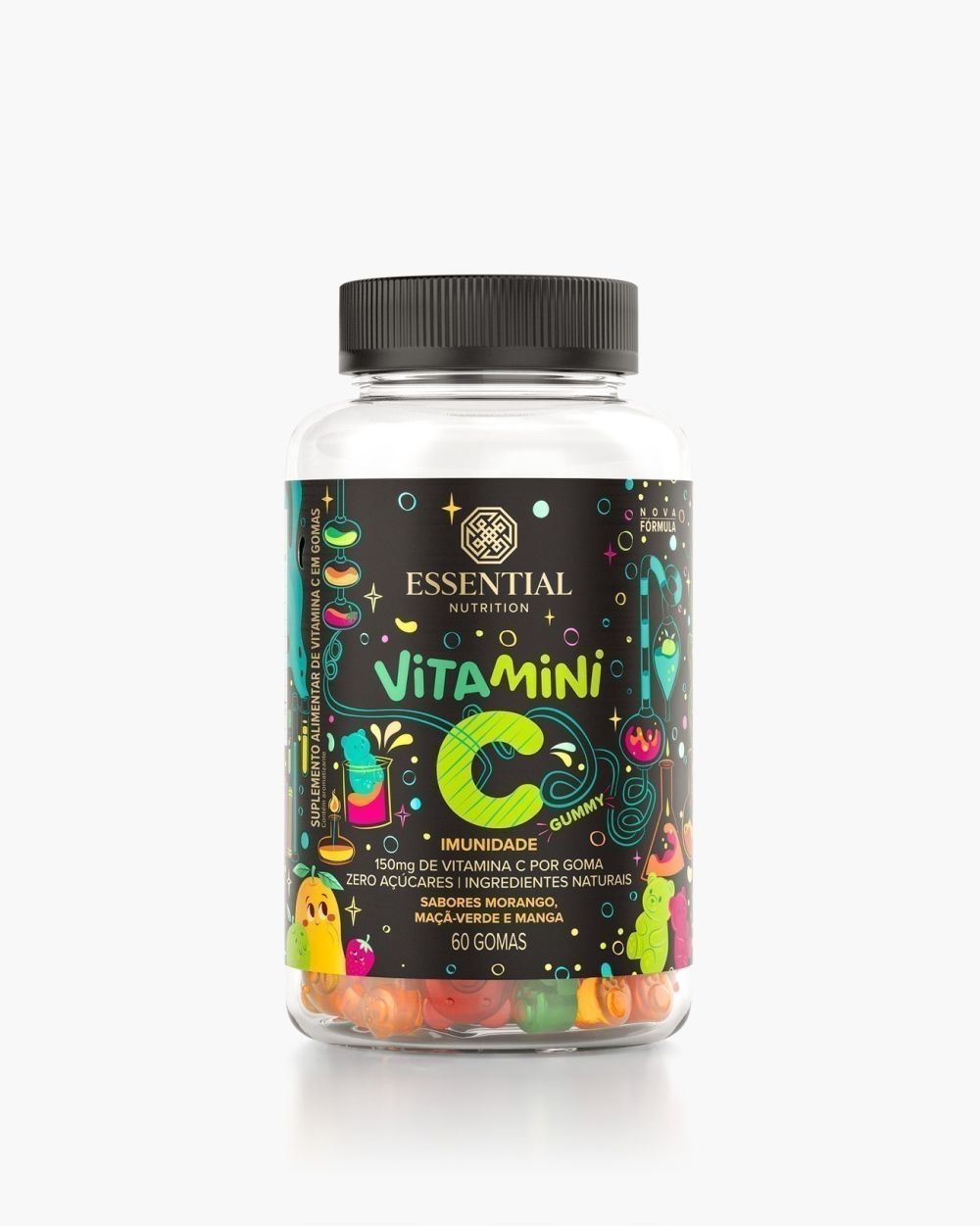 Vitamini C Gummy Essential Nutrition 60 Gomas