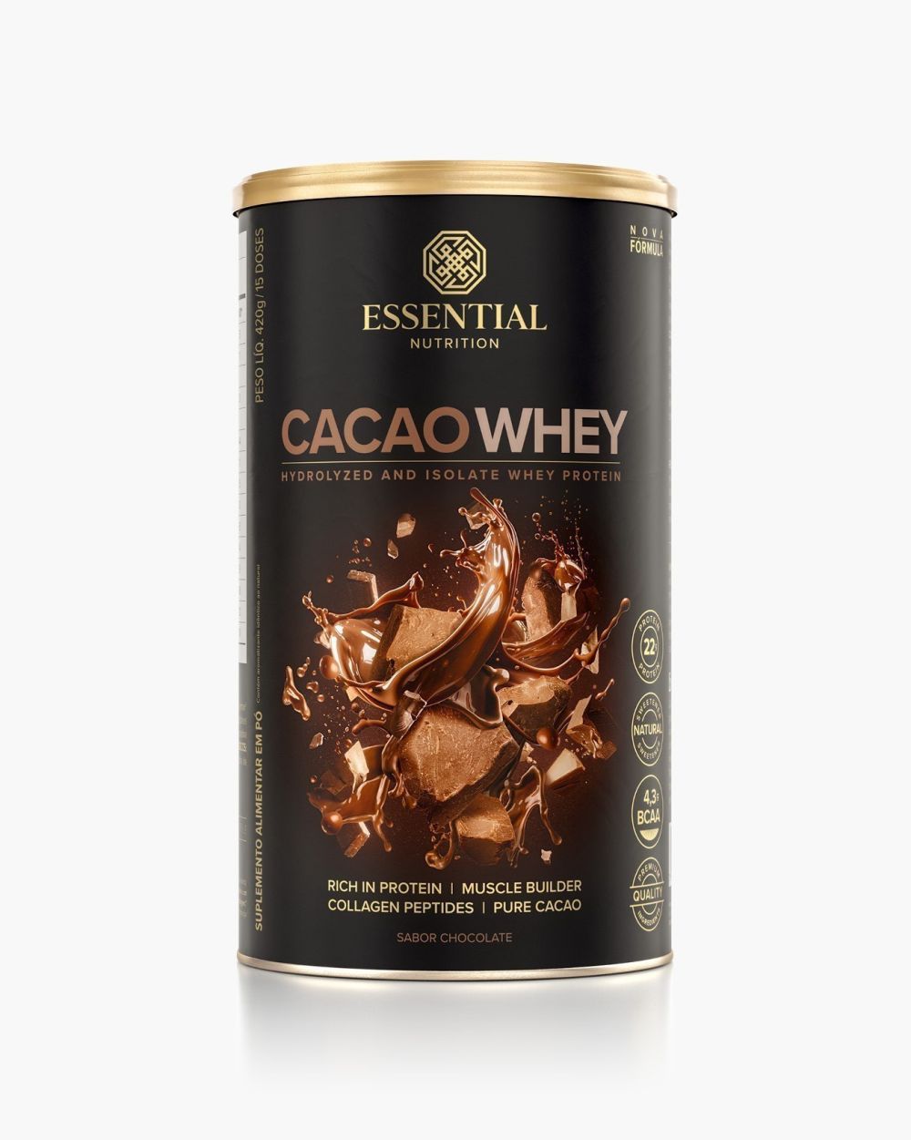 Cacao Whey Essential Nutrition 450g