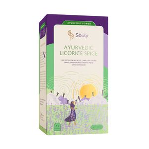 Chá Ayurvedic Licorice Spice Souly 25 Sachês