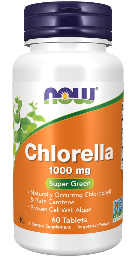 Chlorella 1000mg Now Foods 120 Tabletes