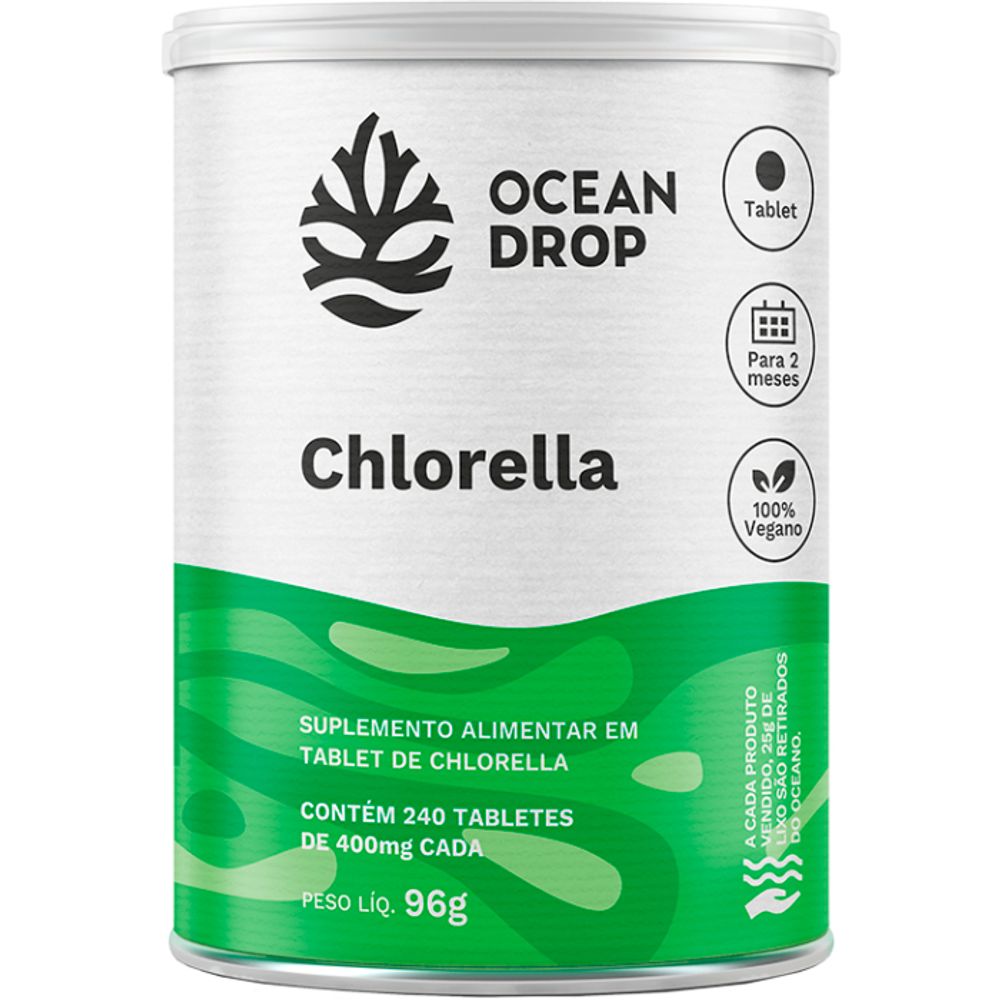 Chlorella 400mg Ocean Drop 240 Tabletes