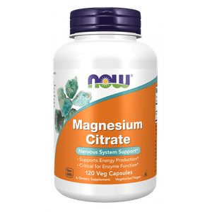 Citrato de Magnésio Now Foods 120 Cápsulas