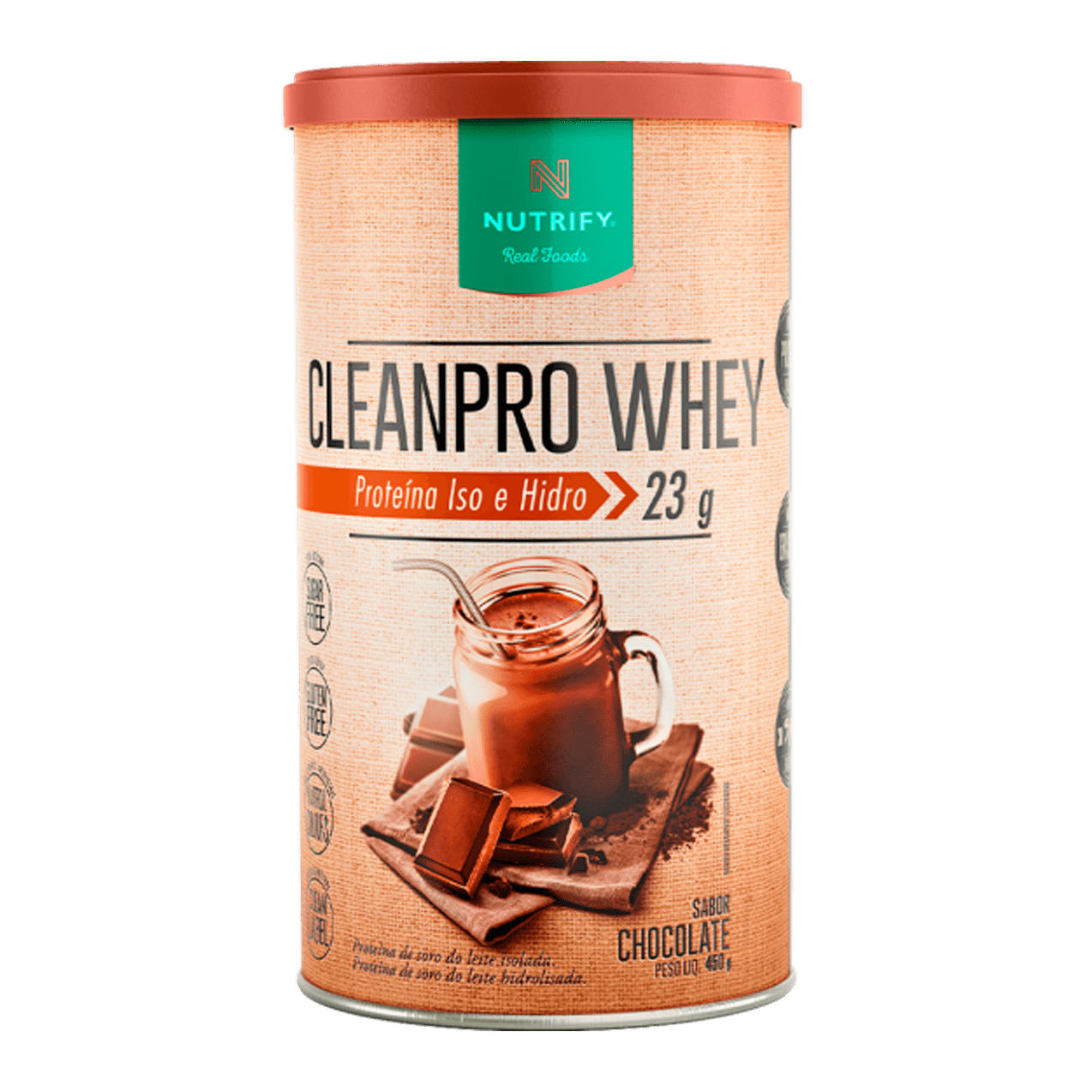 Clean Pro Whey Chocolate Nutrify 450g