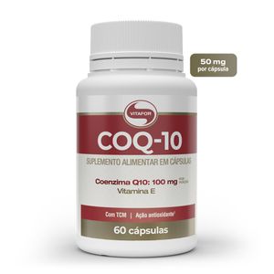 Coenzima Q10 100mg Vitafor 60 Cápsulas
