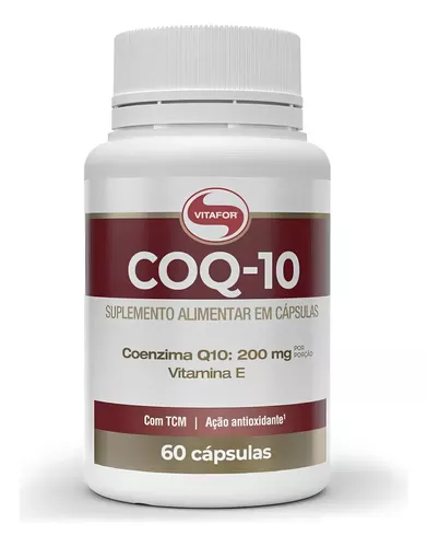 Coenzima Q10 200mg Vitafor 60 Cápsulas