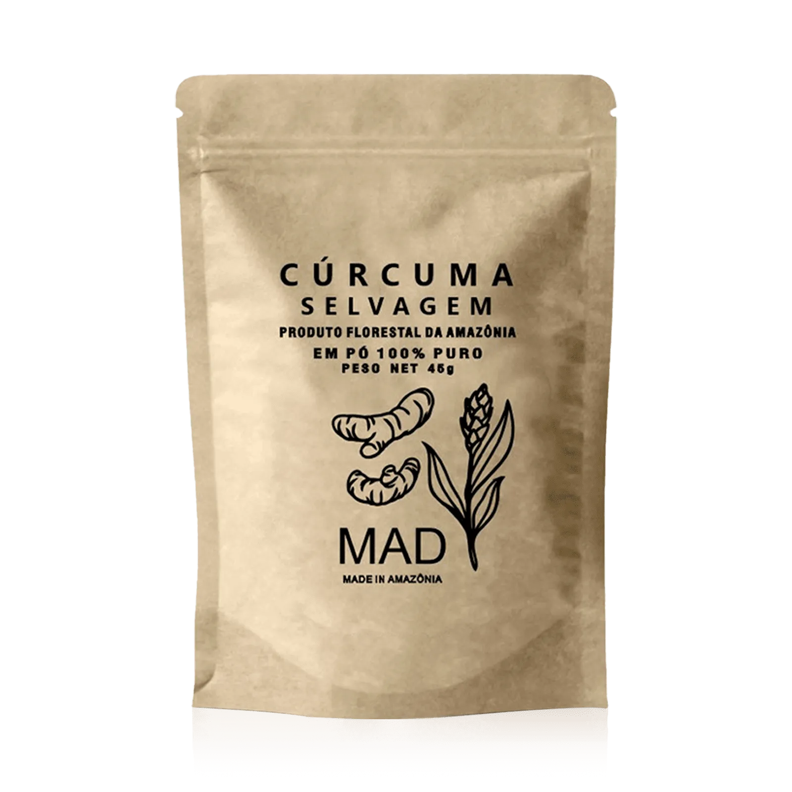 Cúrcuma Selvagem em Pó MAD 45g