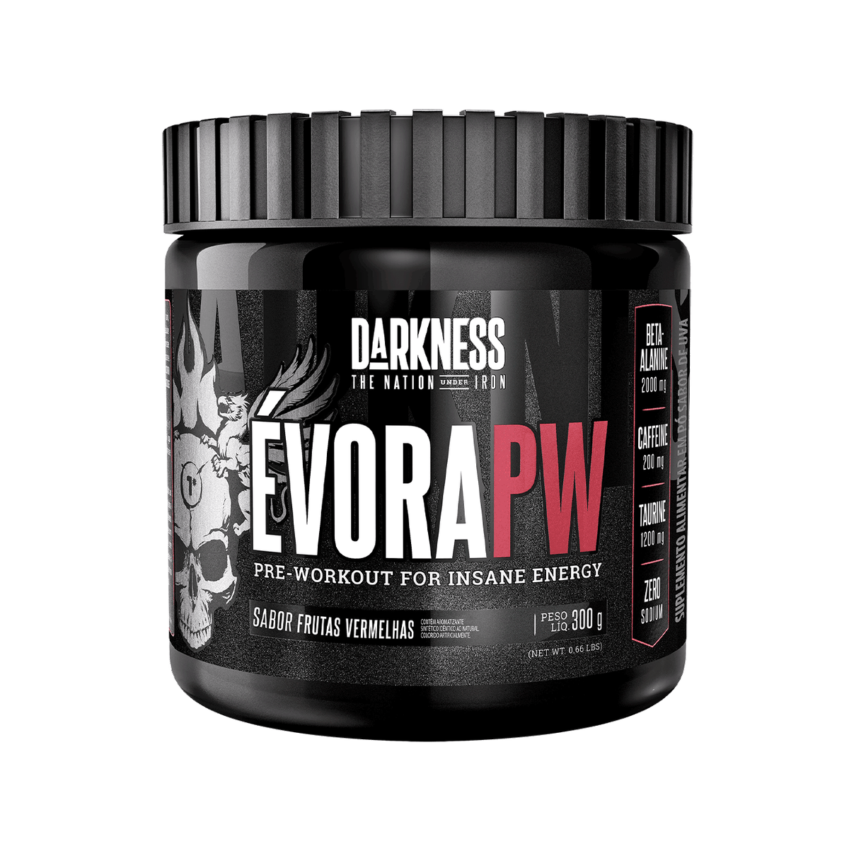Évora PW Sabor Frutas Vermelhas Darkness 300g
