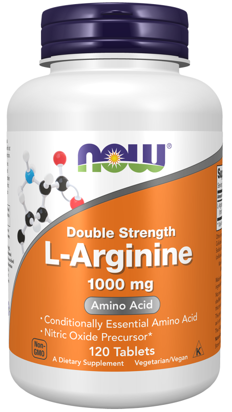 L-Arginina 1000mg Now Foods 120 Tabletes
