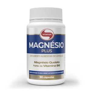 Magnésio Plus com Vitamina B6 690mg Vitafor 90 Cápsulas