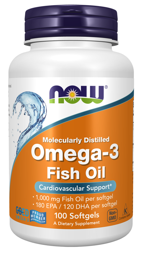 Ômega 3 1000mg Now Foods 100 Cápsulas