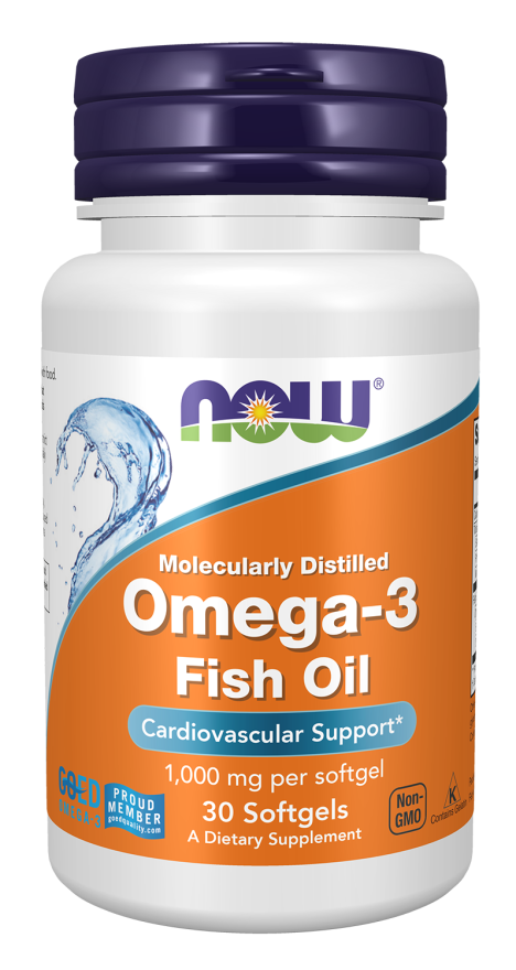 Ômega 3 1000mg Now Foods 200 Cápsulas