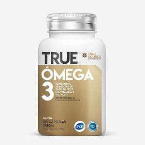 Ômega 3 True com Vitamina E True Source 180 Cápsulas