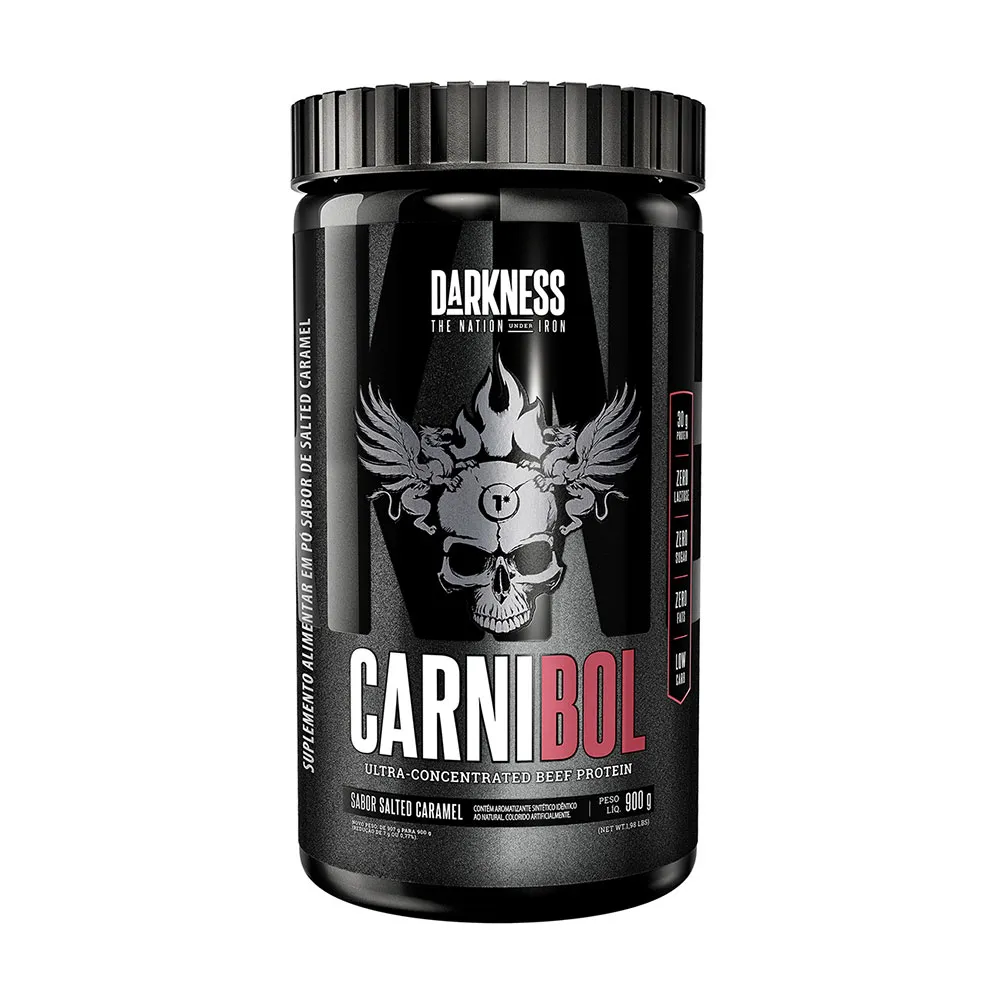 Proteina de Carne Carnibol Salted Caramel Darkness 900g