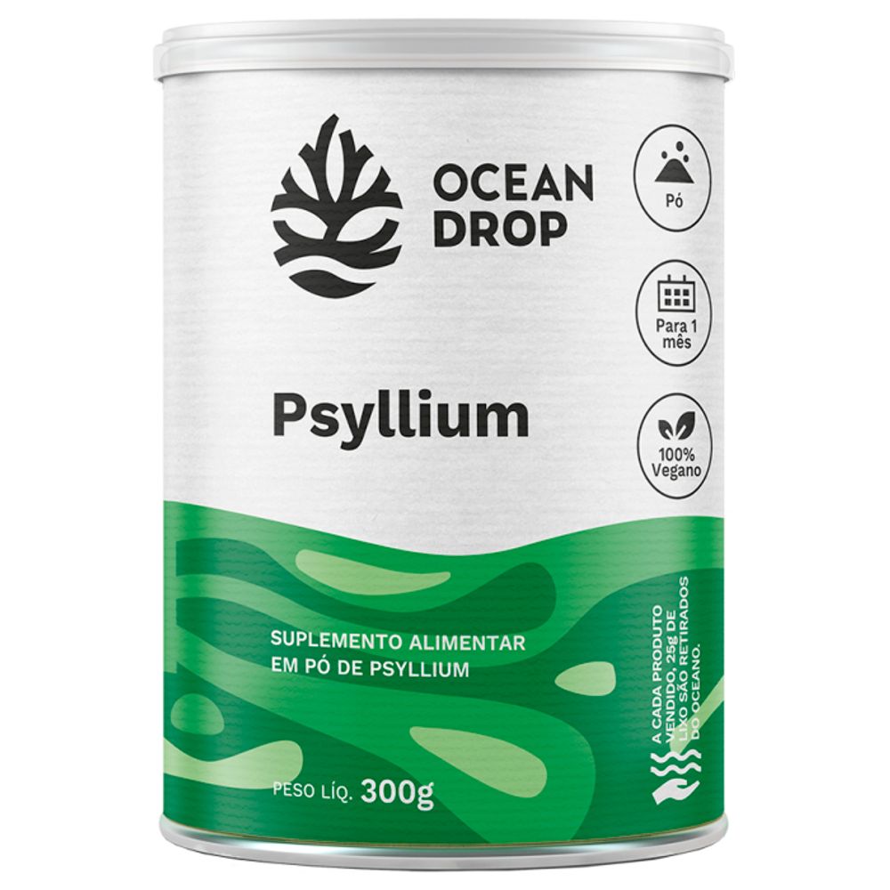 Psyllium em Pó Ocean Drop 300g