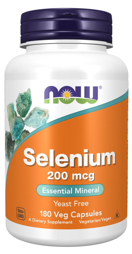 Selênio 200mcg Now Foods 180 Cápsulas