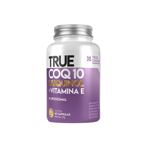 True CoQ10 Ubiquinol Lipossomal 60 Cápsulas