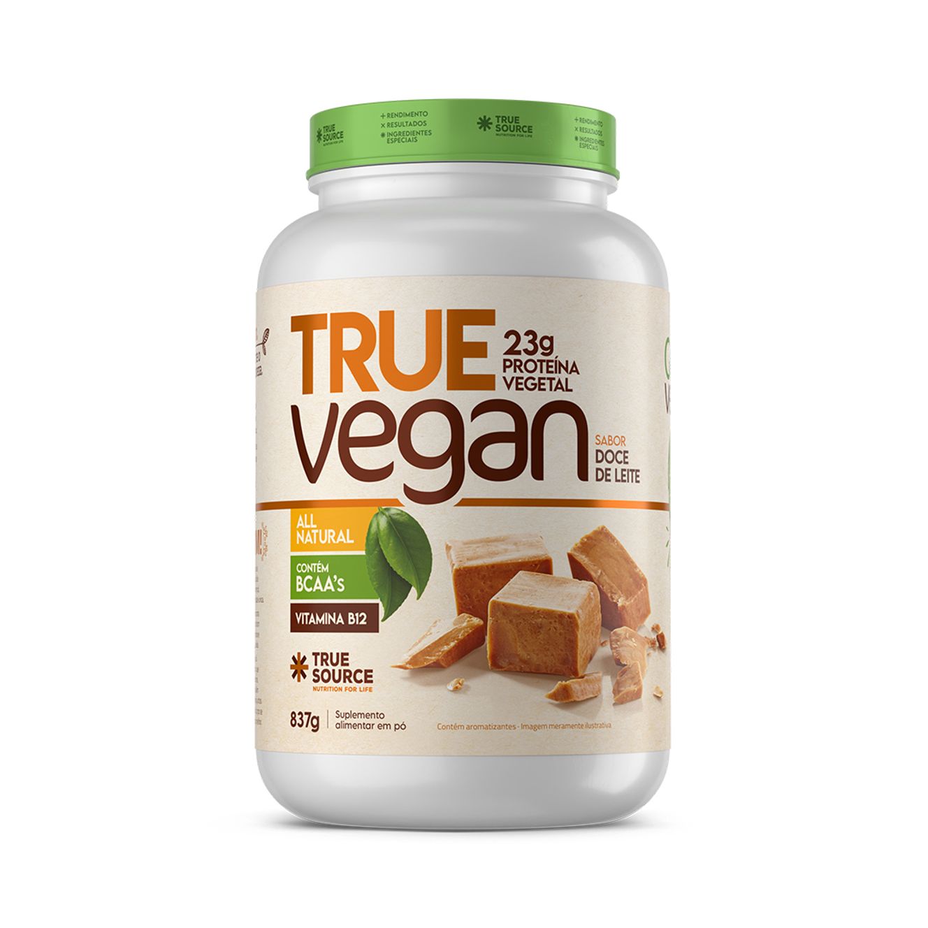 True Vegan Doce de Leite True Source 837g