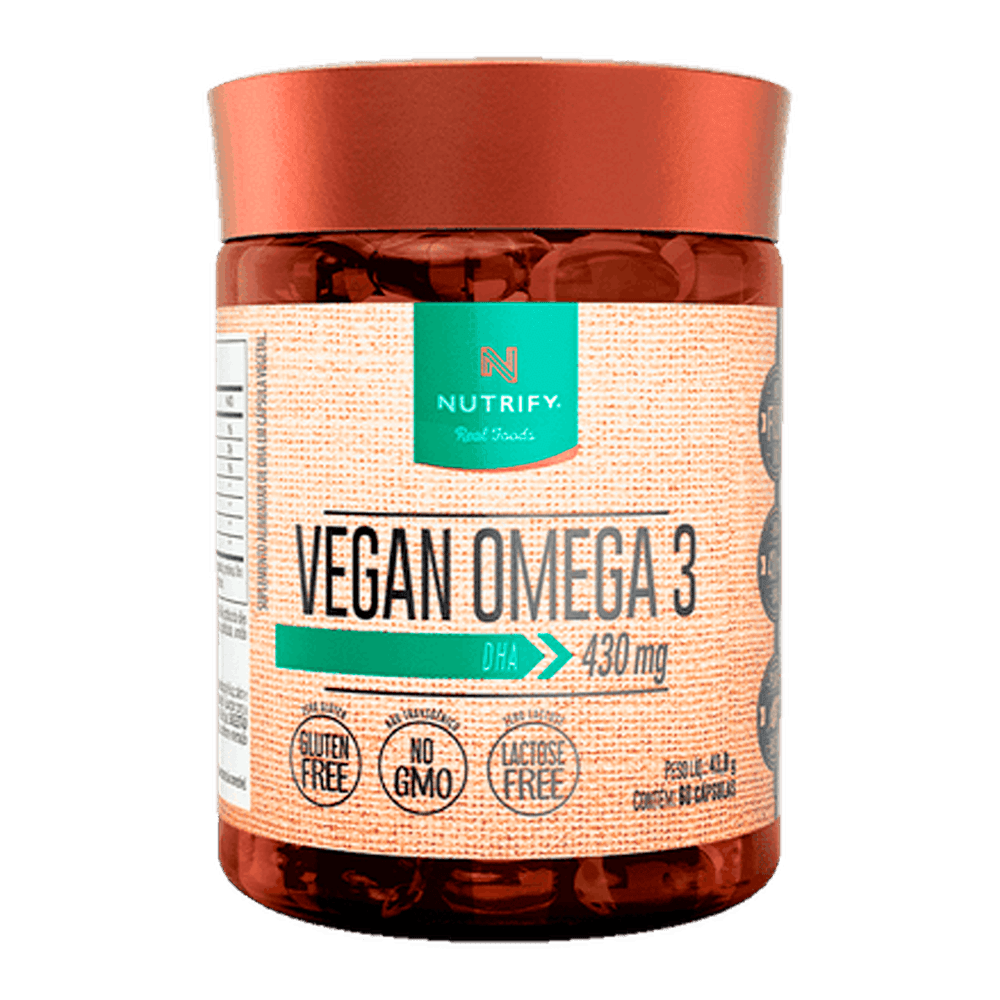 Vegan Ômega 3 da Nutrify 60 Cápsulas