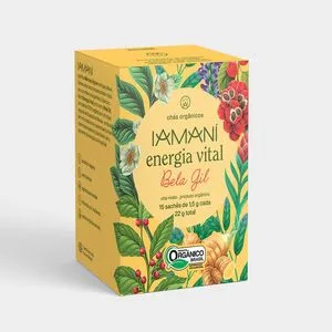 Chá Orgânico Energia Vital Bela Gil Iamaní 15 Sachês