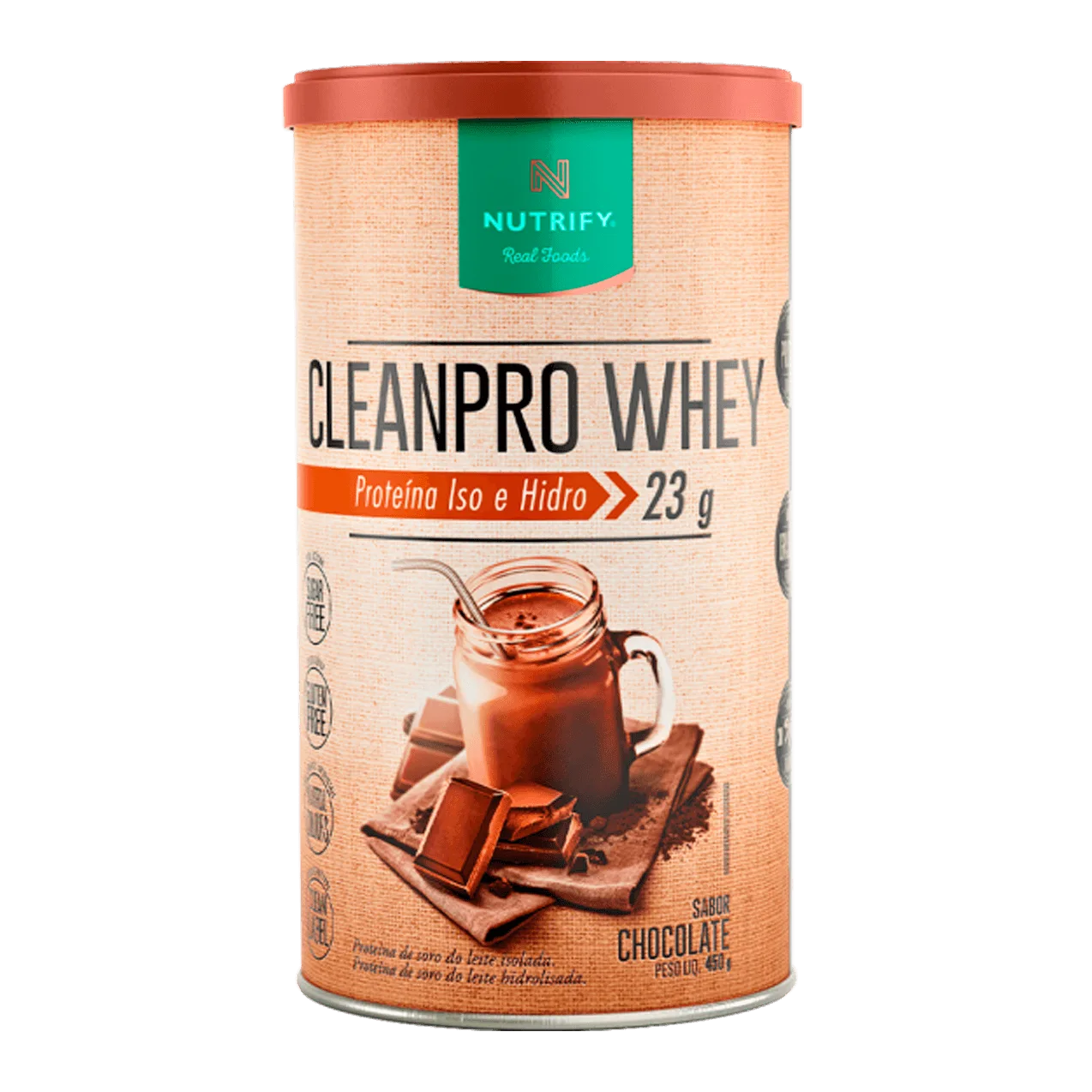 Clean Pro Whey Chocolate Nutrify 450g
