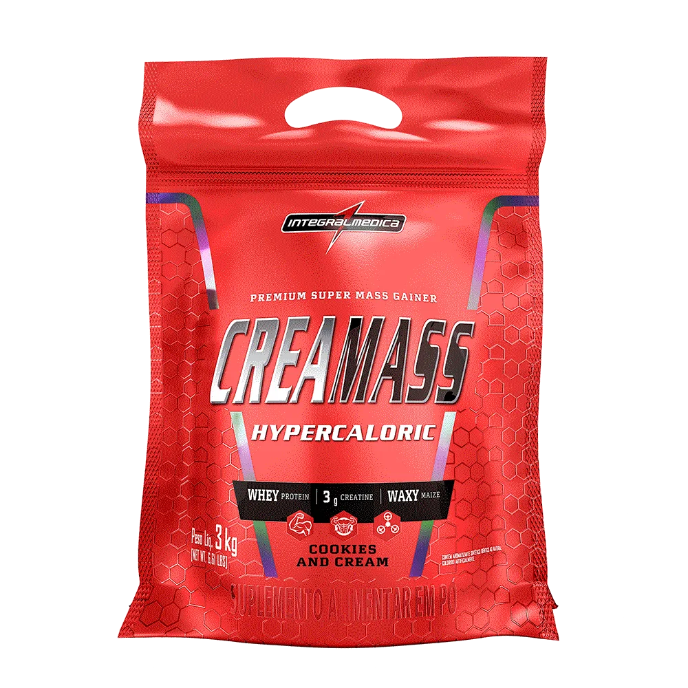 Creamass Cookies and Cream Integralmedica 3kg Refil