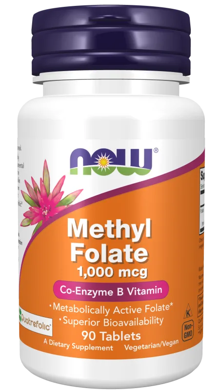 Metilfolato 1000mcg Now Foods 90 Tabletes