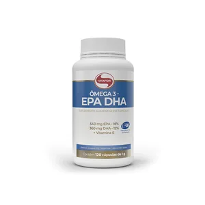 Ômega 3 EPA e DHA Vitafor 120 Cápsulas 1g
