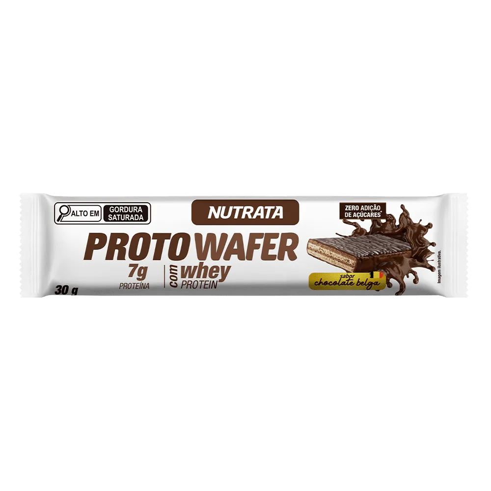 Proto Wafer Sabor Chocolate Belga Nutrata 30 g