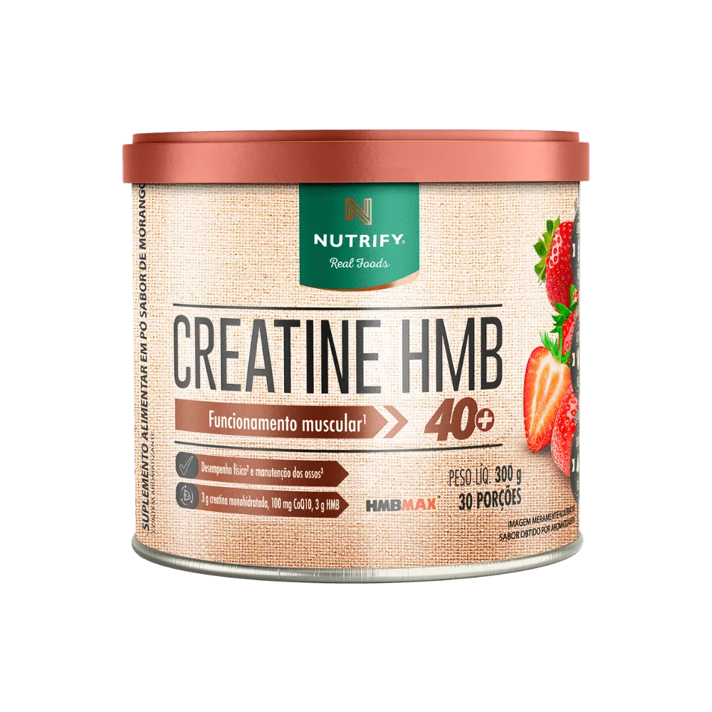 Creatine HMB Nutrify Morango 300g
